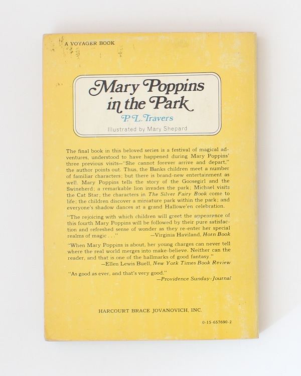 Mary Poppins in the Park- Pamela Lyndon Travers