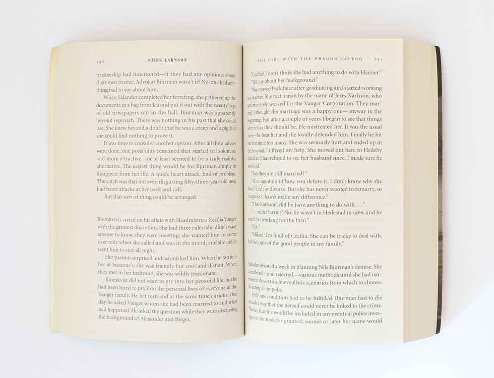 The Girl with the Dragon Tattoo- Stieg Larsson