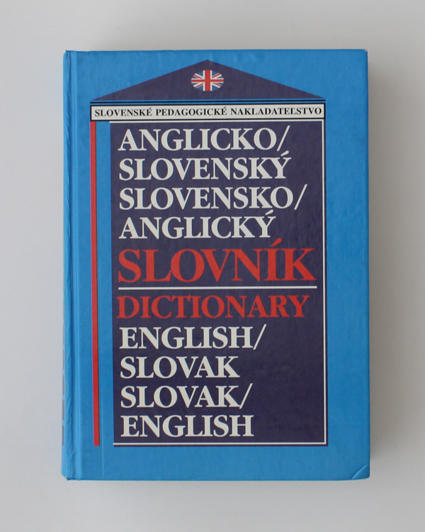 Anglicko-Slovenský, Slovensko-Anglický slovník