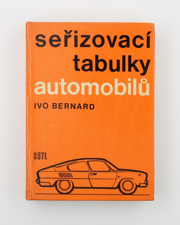 Seřizovací tabulky automobilů - Ivo Bernard