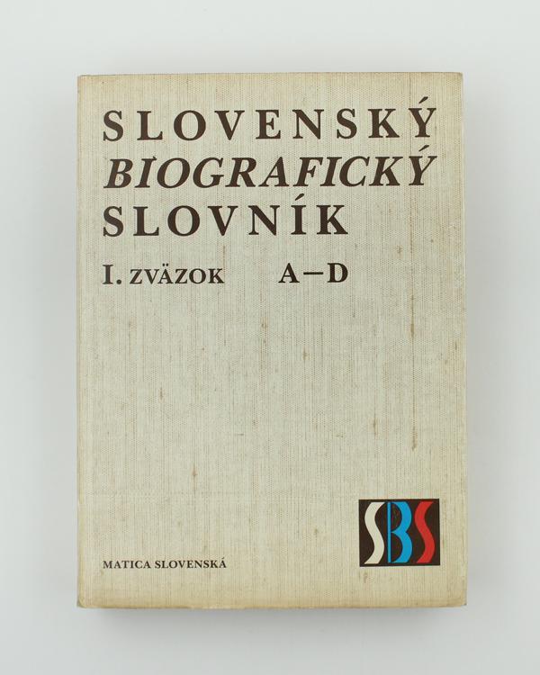 Slovenský biografický slovník I. A – D