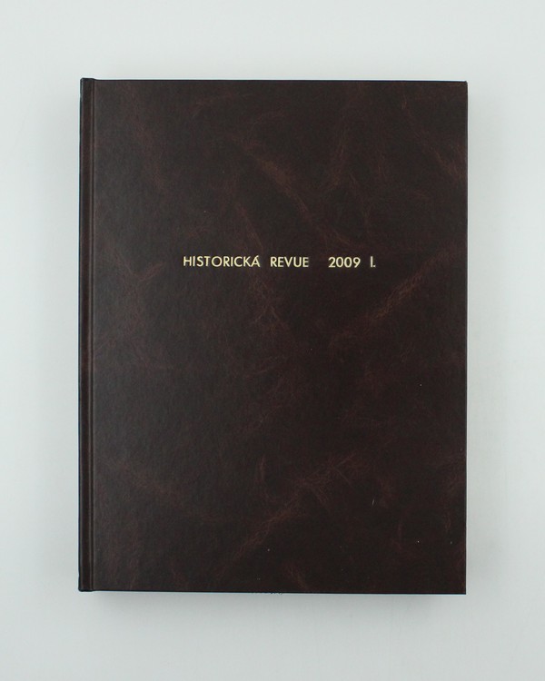 Historická revue - ročník 2009 v dvoch zväzkoch