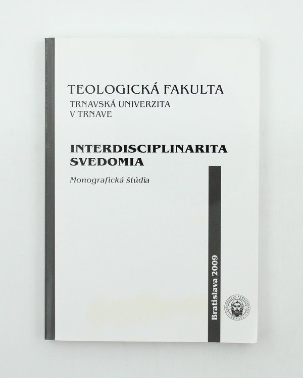 Interdisciplinarita svedomia: monografická štúdia